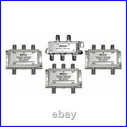12-Way Splitter System for Satellite Radio Commercial Services