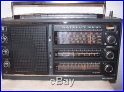 1976 GRUNDIG SATELLIT 2100 AM/FM SHORTWAVE 13 BAND TRANSISTOR RADIO BLACK EDIT