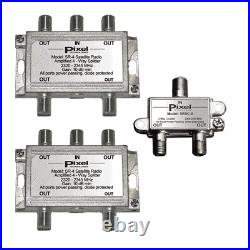 8-Way Splitter System for Sirius and XM Radio Receivers