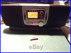 ACTIVATED Audiovox Sirius Satellite Radio With Boombox SIR-BB1 ant power also XM