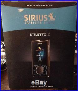 ACTIVATED EUC in box STILETTO 2 SL2PK1 portable kit SL2 SL 2 sirius xm radio