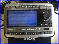 ACTIVATED SIRIUS SPORTSTER SP-R2 REPLAY RECEIVER + remote Buttons display READ