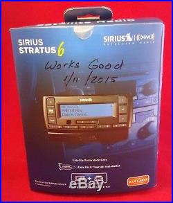 ACTIVATED SIRIUS Stratus 6 XM satellite radio With Car Kit, Manual, Box LIFETIME