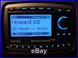 ACTIVATED Sirius Sportster REPLAY SP-R2 Radio WithVehicle Kit EUC Howard Stern inc