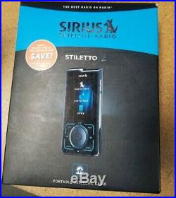 ACTIVATED Sirius Stiletto 2 Portable Radio SL2 (Includes LIFETIME SUBSCRIPTION)