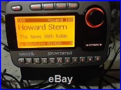 ACTIVATE SIRIUS RADIO SPORTSTER SP-R1 RECEIVER + Home KIT DOCK ant AC RCA remote