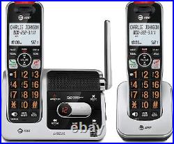AT&T BL102-2 DECT 6.0 2-Handset Cordless Phone for Home with Answering Machine