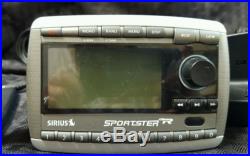 Activated Sirius Sportster Replay SP-R2R, SP-B1a boom box and SP-C1R cradle
