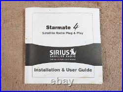 Activated Sirius Starmate 4 ST4 Lifetime Subscription Howard Stern 100/101