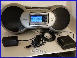 Active SIRIUS Sportster SP-R2 radio with boombox pre-FCC 87.7 Howard 100 101