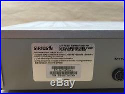 Active SIRIUS XM SR-H550 Home Satellite Tuner With Antenna Remote Power Manual
