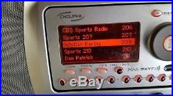 Active Sirius XM Delphi SKYFi Satellite Radio Receiver With Boombox