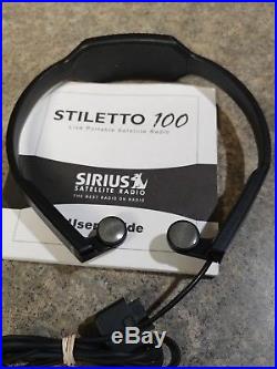 Active Subscription Sirius XM Stiletto Portable Satellite Radio SL100 MANY EXTRA
