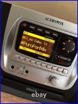 Audiovox Sirius satellite radio SIRBB1 receiver withboombox Lifetime Subscription