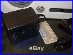 BELKIN F5X007 XM Sirius Audiovox SATELLITE RADIO RECEIVER + BOOM BOX + EXTRAS
