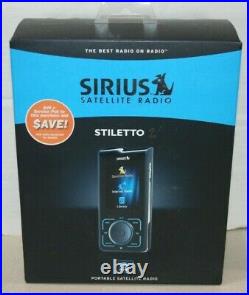 BRAND NEW FACTORY SEALED B0X Sirius Stiletto 2 SL2PK1 Portable Satellite Radio