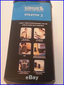 BRAND NEW Sirius XM Stiletto 2 Portable Satellite Radio with Vehicle Kit SL2TK1C