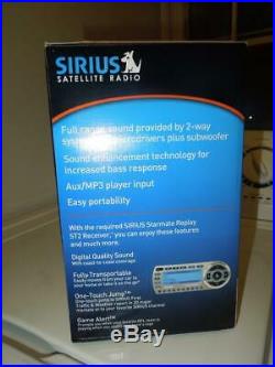 Brand New Sirius Starmate Replay Portable Satellite Radio Boombox STB2 / ST-B2