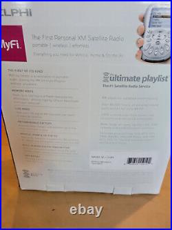 Delphi MyFi Portable XM2go XM Satellite Radio Receiver XM3020 docking speaker
