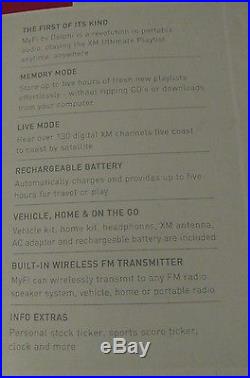 Delphi MyFi xm2go XM & FM Portable Satellite Radio Bundle SA10113 Car Home Kit