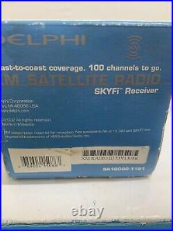 Delphi SA10001 SKYFi Sirius XM Satellite Radio Portable Audio System Boombox New
