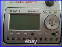 Delphi SA10034 SkyfI CD Audio System AM FM XM Satellite Radio Boombox Works