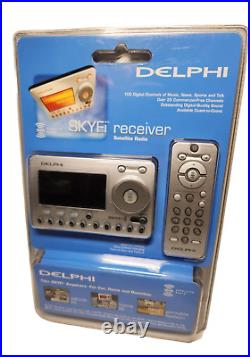 Delphi SKYFi SA50000-11p1 XM Radio Receiver with Vehicle & Home Adaptor Kits NEW