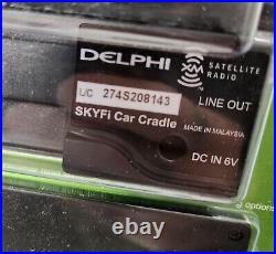 Delphi SKYFi SA50000-11p1 XM Radio Receiver with Vehicle & Home Adaptor Kits NEW
