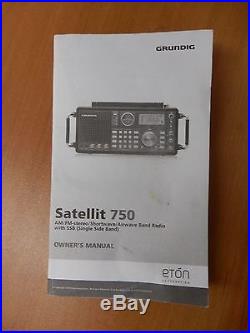 Eton Grundig Satellit 750 Ultimate AM/FM Stereo Shortwave Aircraft Bands NGSAT75