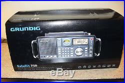 GRUNDIG SATELLIT 750 SHORTWAVE, AM/FM/AIR RADIO RECEIVER