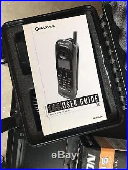Globalstar GSP-1600 Satellite Phone by Qualcomm Pelican Case With Solar Charger
