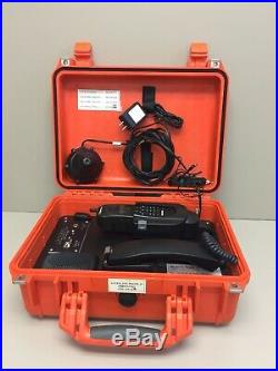 Globalstar Qualcomm GCK-1250 Satellite Phone Hands Free Car Kit In Pelican Case