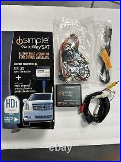 ISimple Factory Radio Upgrade Kit for Sirius Satellite (Honda/Acura)