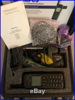 Iridium 9555 Satellite Phone Deluxe Package ONLY OUT OF BOX FOR TESTING