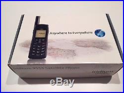 Iridium 9555 Satellite Phone with Accessories