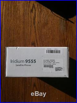 Iridium 9555 Satellite Phone with Accessories and Pre-Paid SIM Card