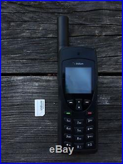 Iridium 9555 Satellite Phone with Accessories and Pre-Paid SIM Card