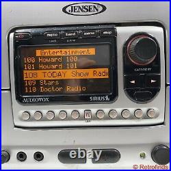 JENSEN SIRIUS XM Satellite Radio Boombox JSIR900R Active Lifetime Subscription