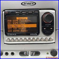 JENSEN SIRIUS XM Satellite Radio Boombox JSIR900R Active Lifetime Subscription