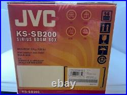 JVC KS-SB200 Sirius Satellite Boom Box with Radio Tuner & FM Car Kit New Sealed