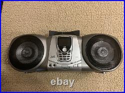 JVC Satellite Radio Receiver And Boombox With Lifetime Subscription