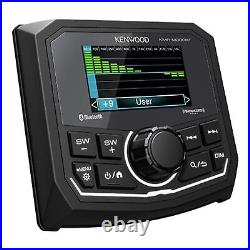 Kenwood 2.7 BT MP3 USB AM/FM Marine IPX6 Digital Media Receiver KMR-M300BT