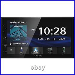 Kenwood DMX4707S MultiMedia Receiver (No CD) Compatible With Apple CarPlay &