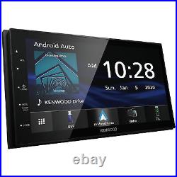 Kenwood DMX47S MultiMedia Receiver (No CD) Compatible With Apple CarPlay & An