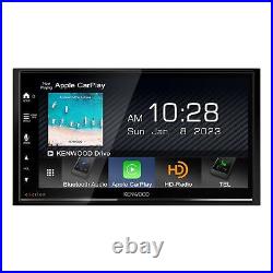 Kenwood DMX709S CarPlay & Android Auto Receiver + KFC-X174 Speakers