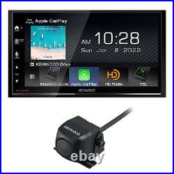 Kenwood DMX709S MultiMedia Receiver (No CD) Compatible With Apple CarPlay & A
