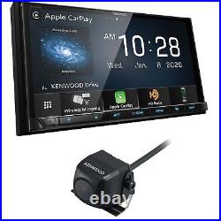 Kenwood DMX907S MultiMedia Receiver (No CD) Compatible With Apple CarPlay & A