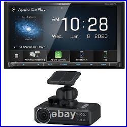 Kenwood DMX9707S MultiMedia Receiver (No CD) Compatible With Apple CarPlay &