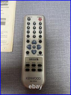 Kenwood Sirius Satellite Home Tuner Radio DT-7000S With Remote No Antenna