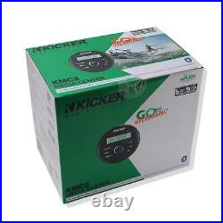 Kicker Marine Audio Weather Resistant Media Radio Bluetooth USB AM/FM 46KMC2
